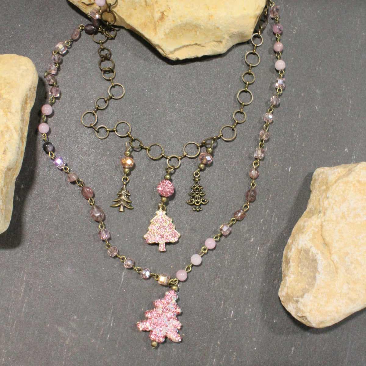 Tree Farm Delight Layered Necklace