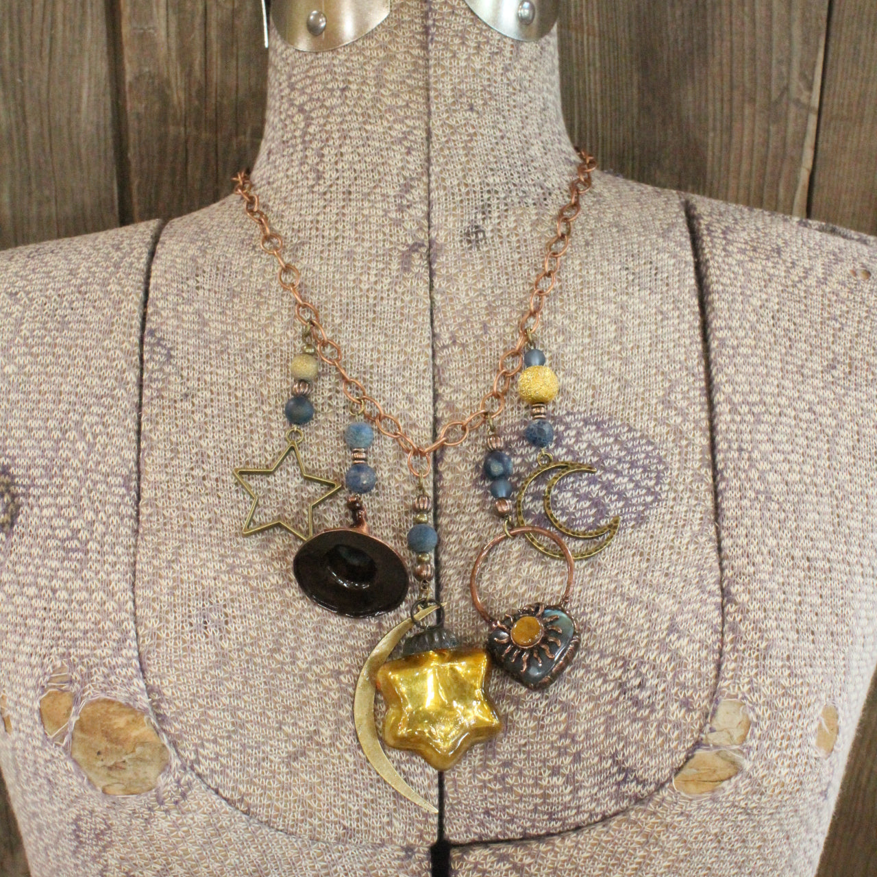 Where The Sun & Moon Meet Witch Charm'd Necklace