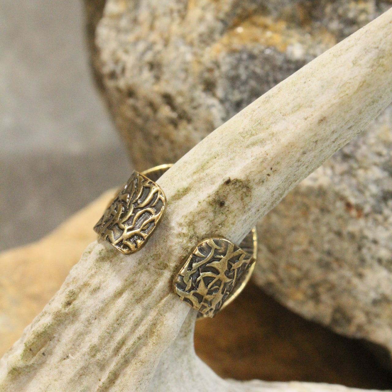 Bohemian Sunrise Jade Stone Open Size Ring