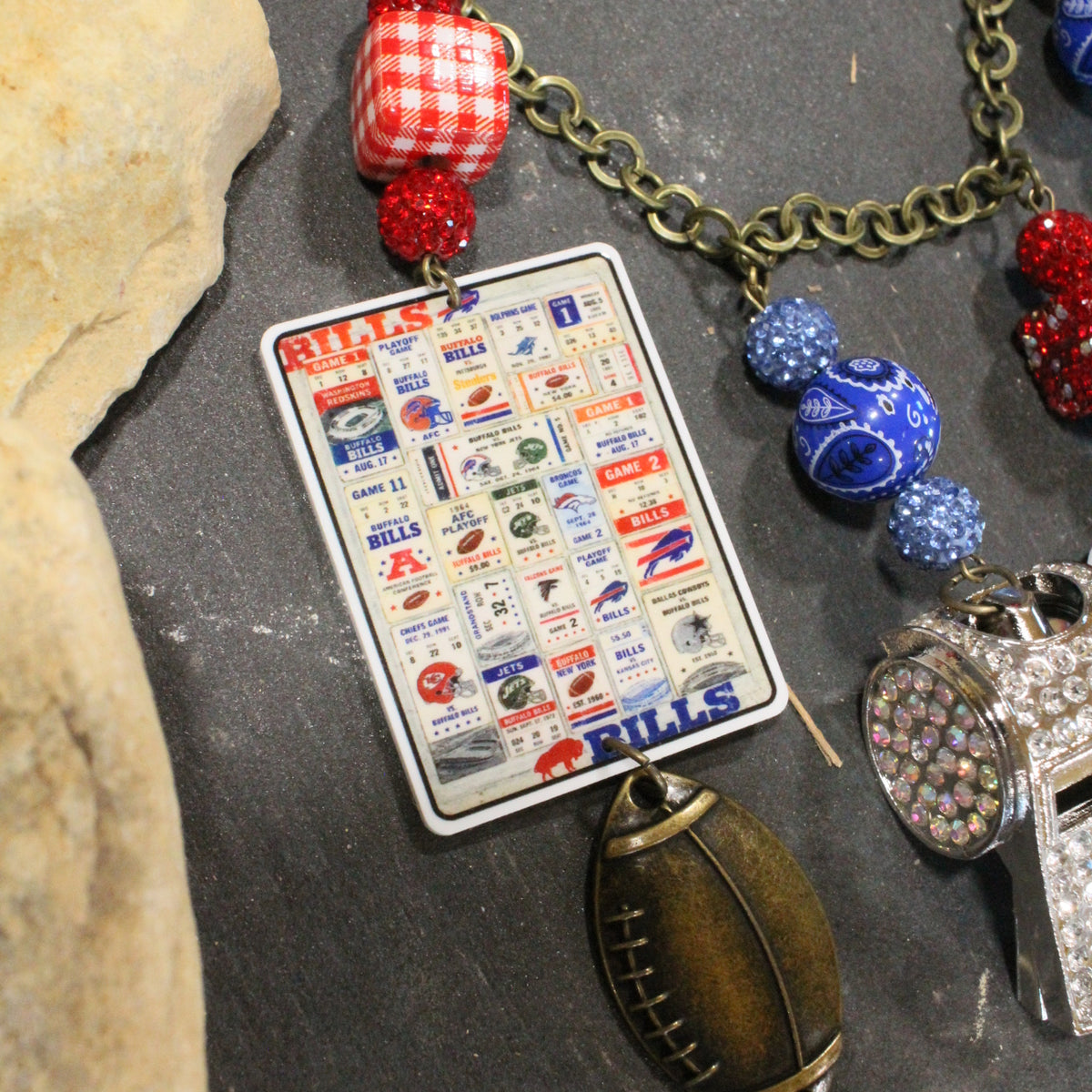 How 'Bout Those Bills Charm'd Necklace