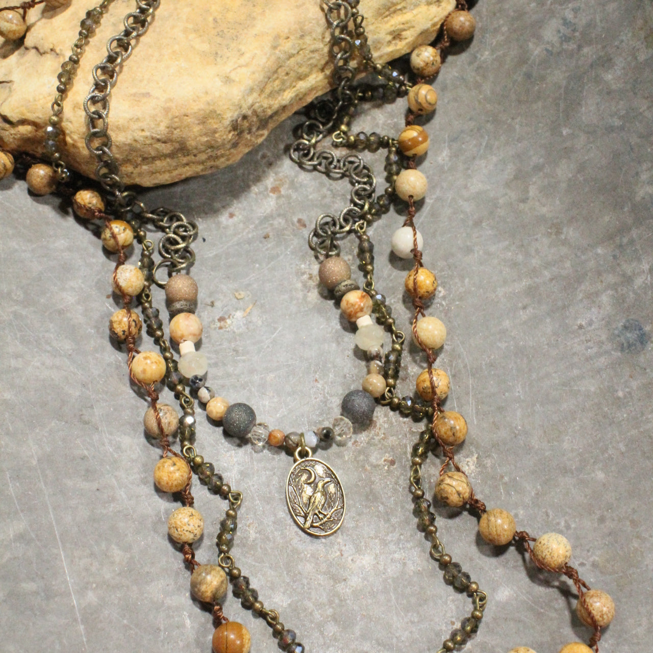 When Ravens Fly Layered Necklace