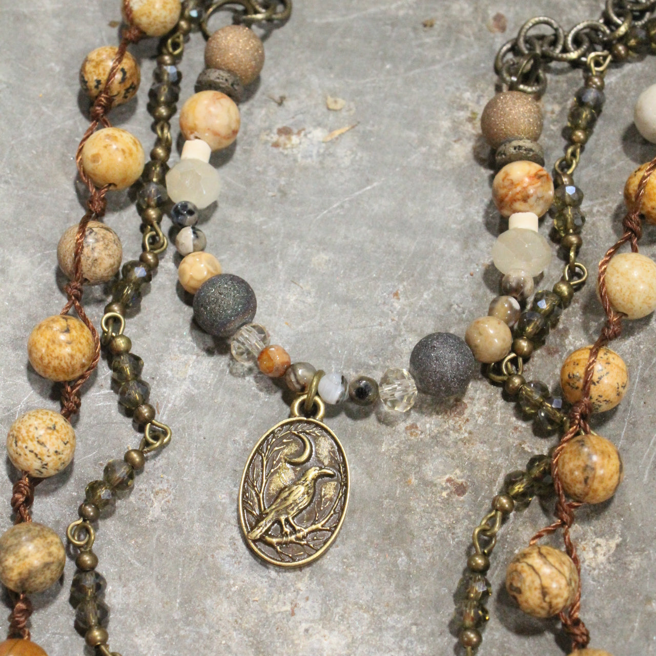 When Ravens Fly Layered Necklace