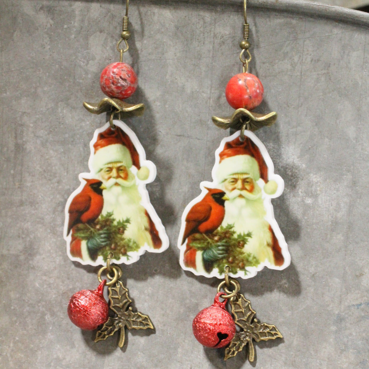 Cardinal Kris Dangle Earrings