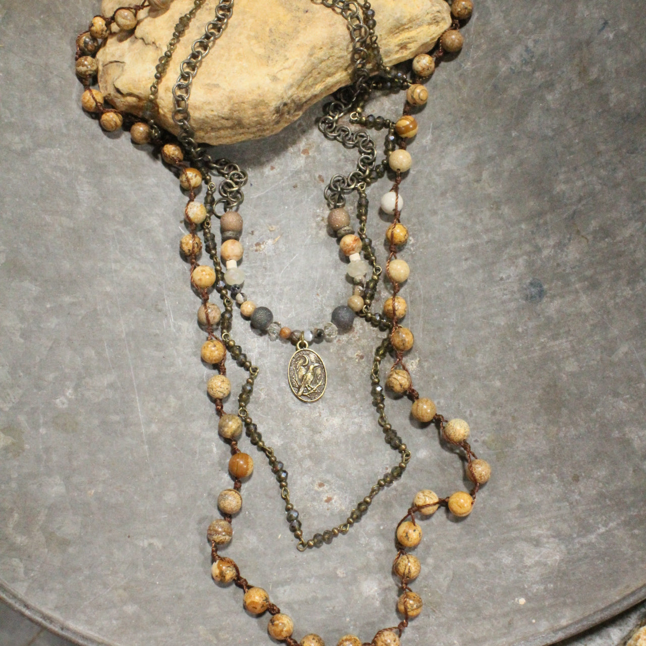 When Ravens Fly Layered Necklace