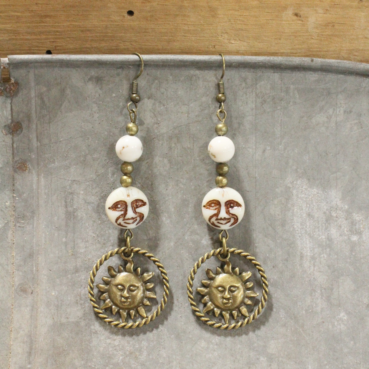 Early Morning Sunrise Dangle Drop Earrings