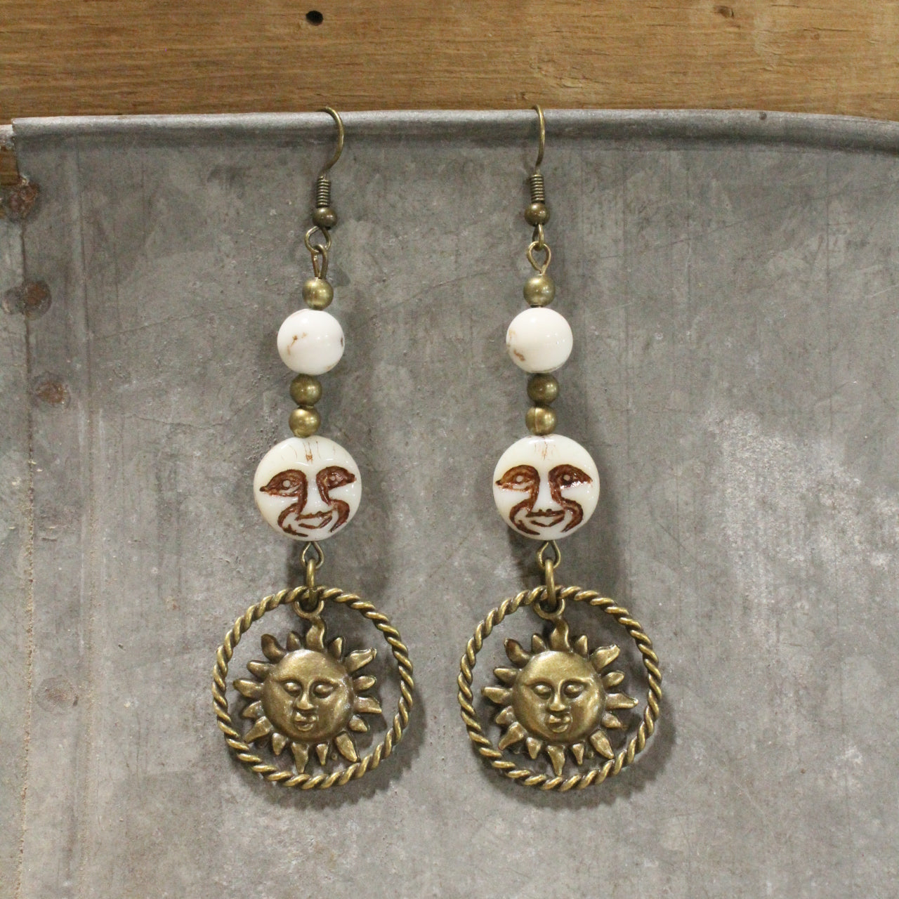 Early Morning Sunrise Dangle Drop Earrings