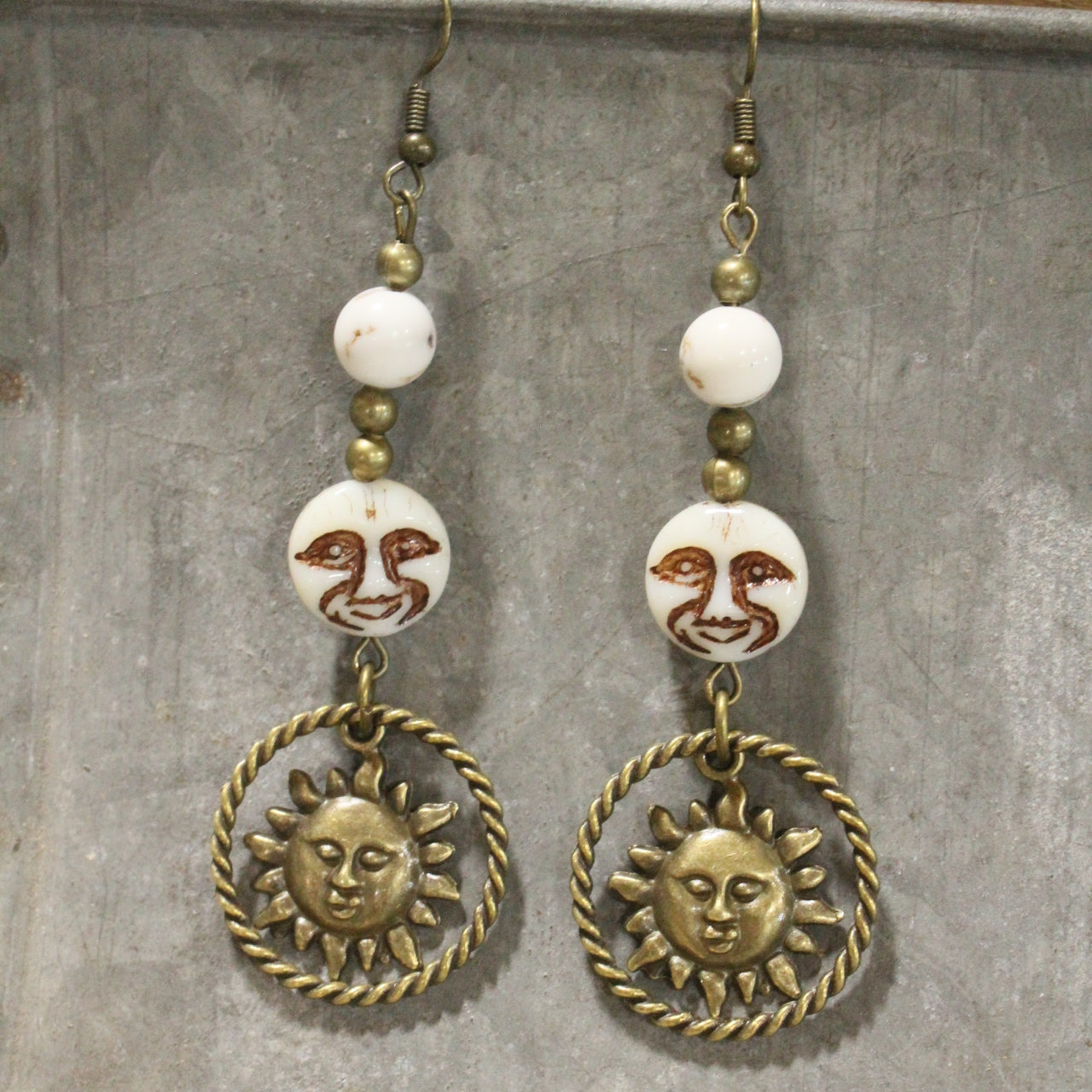 Early Morning Sunrise Dangle Drop Earrings