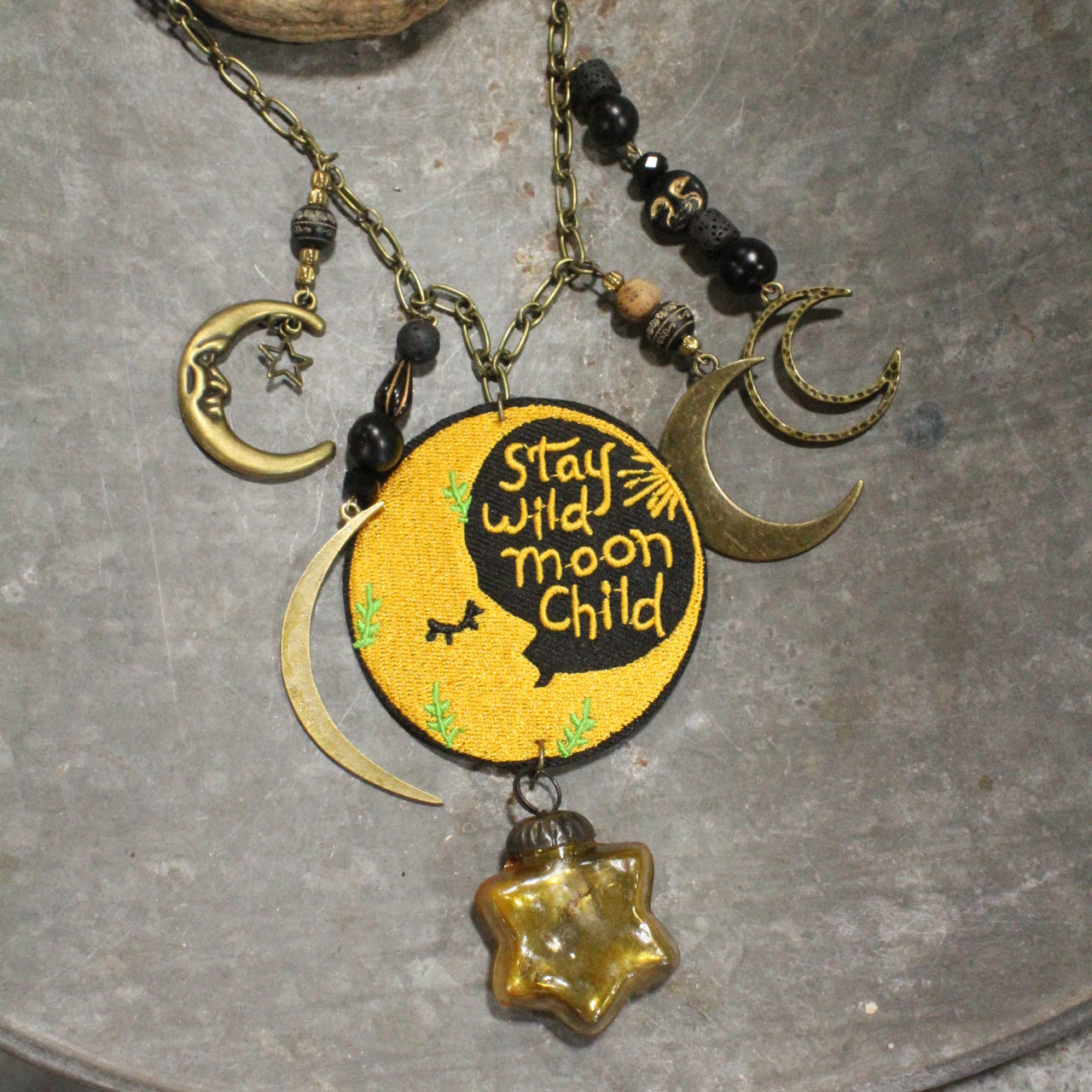 STAY WILD MOON CHILD... Charm'd Necklace