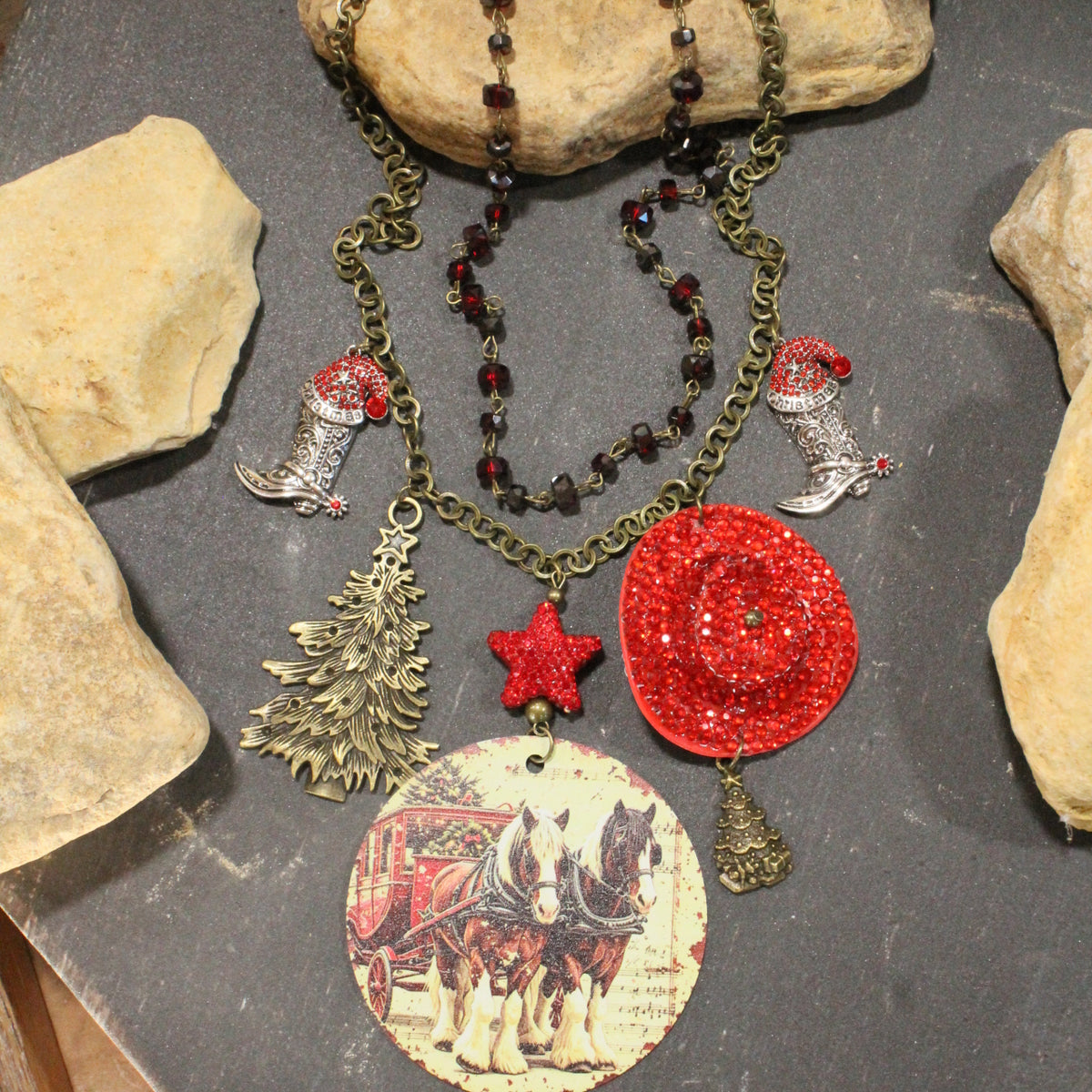 Nostalgic Christmas Memories Charm'd Necklace