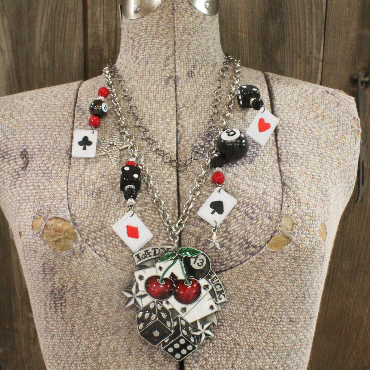One Lucky Lady Charm'd Necklace