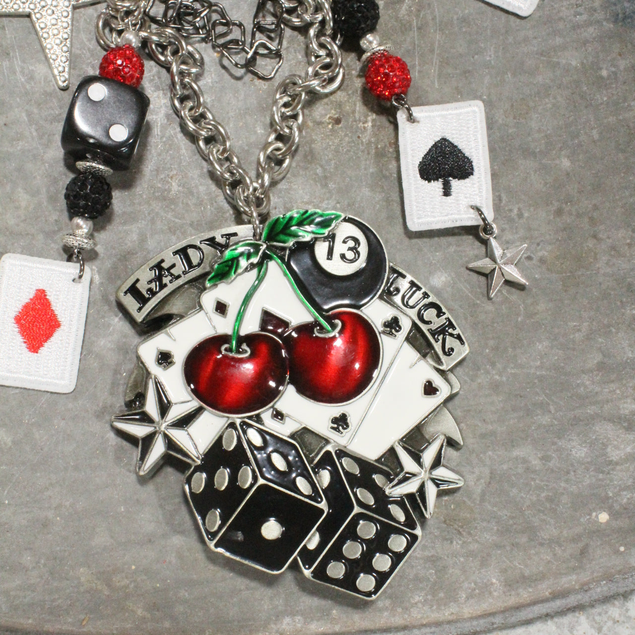 One Lucky Lady Charm'd Necklace