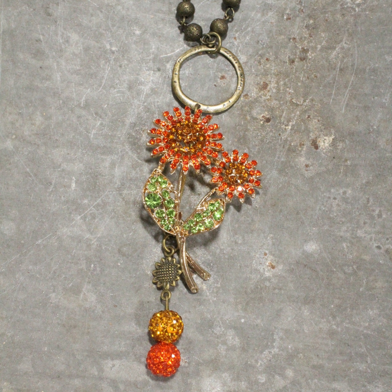 Sunflower Season Layered Necklace