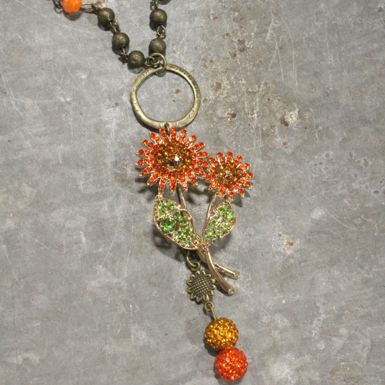 Sunflower Season Layered Necklace