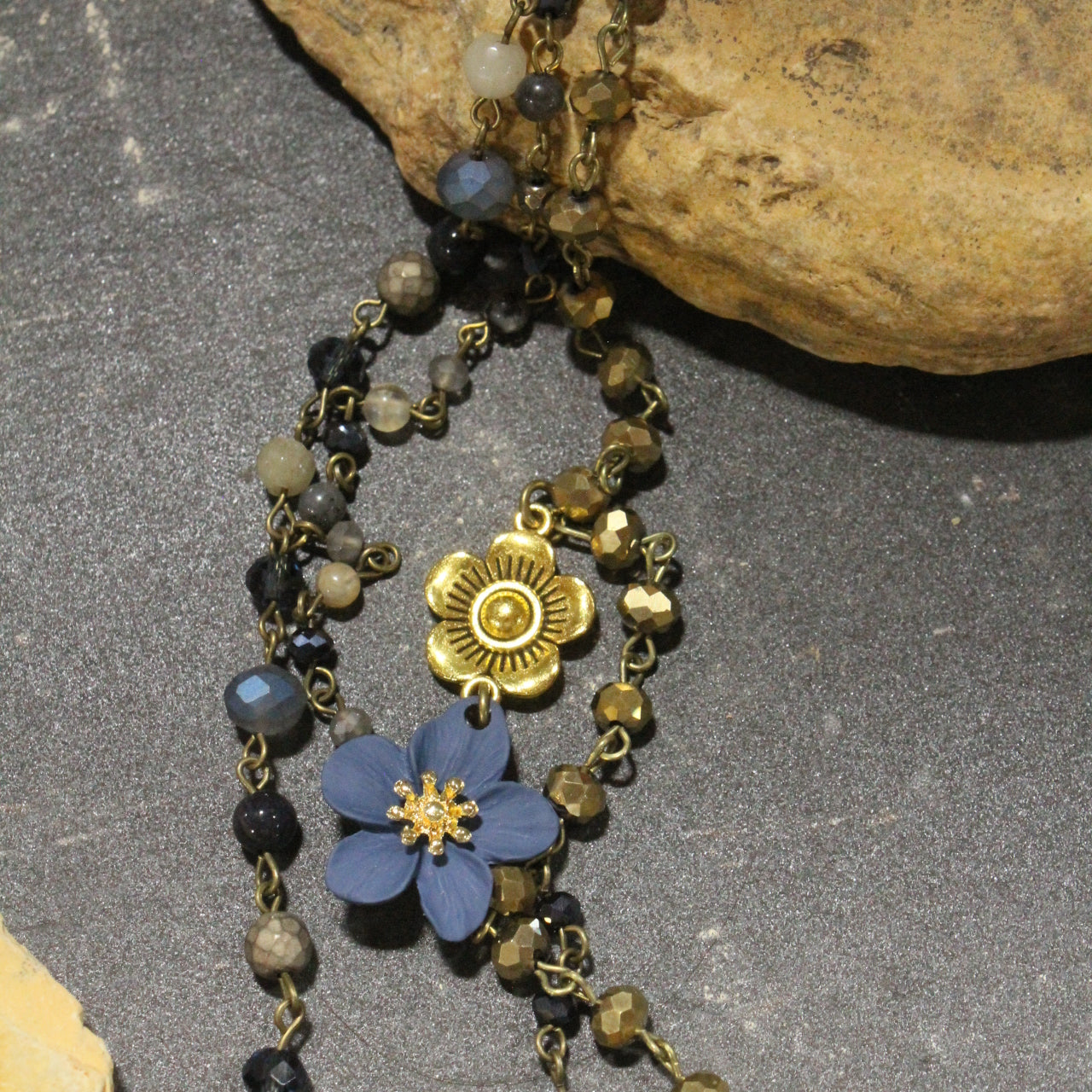 Power In The Flower Goldie Layered Necklace