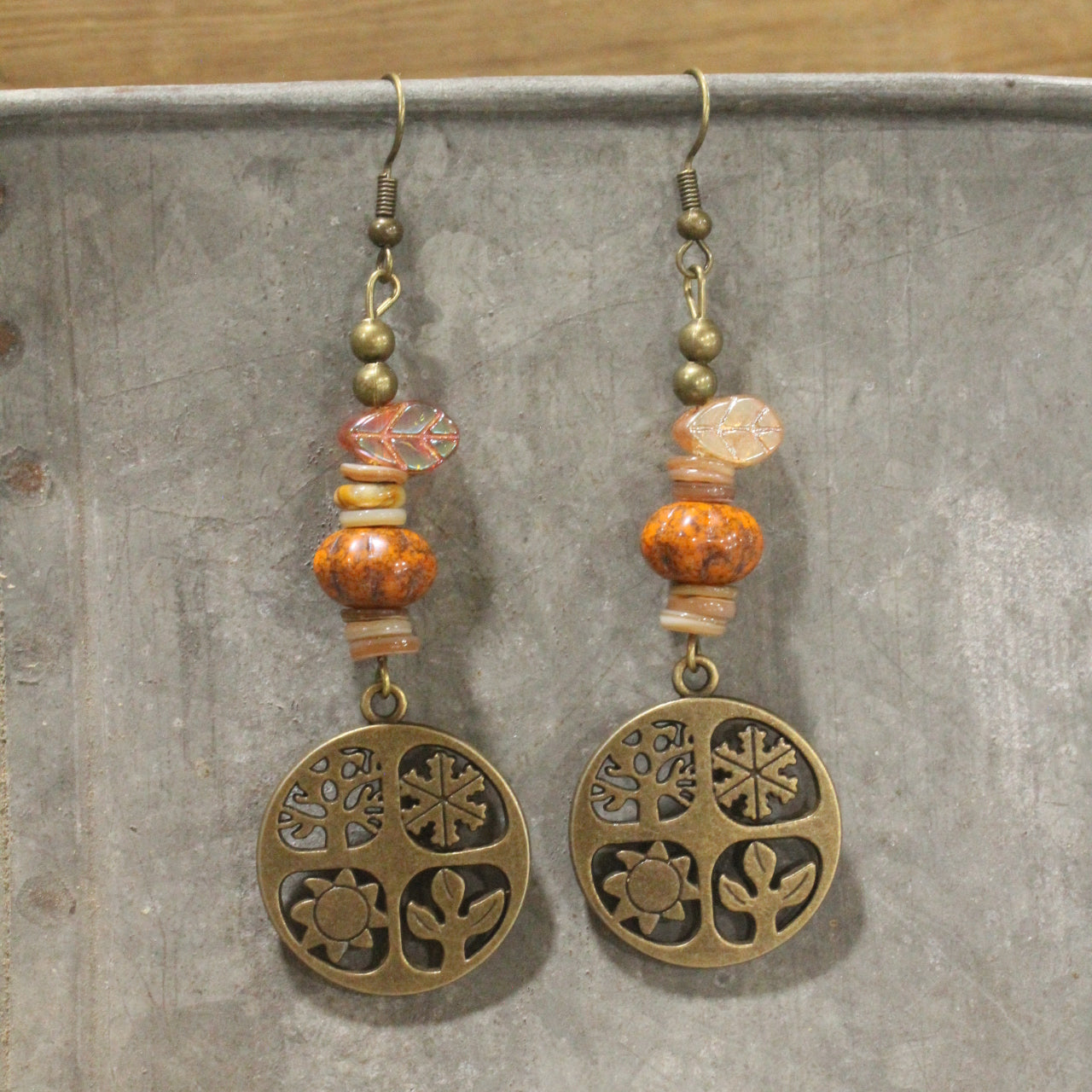 Four Seasons Dangle Drop Earrings