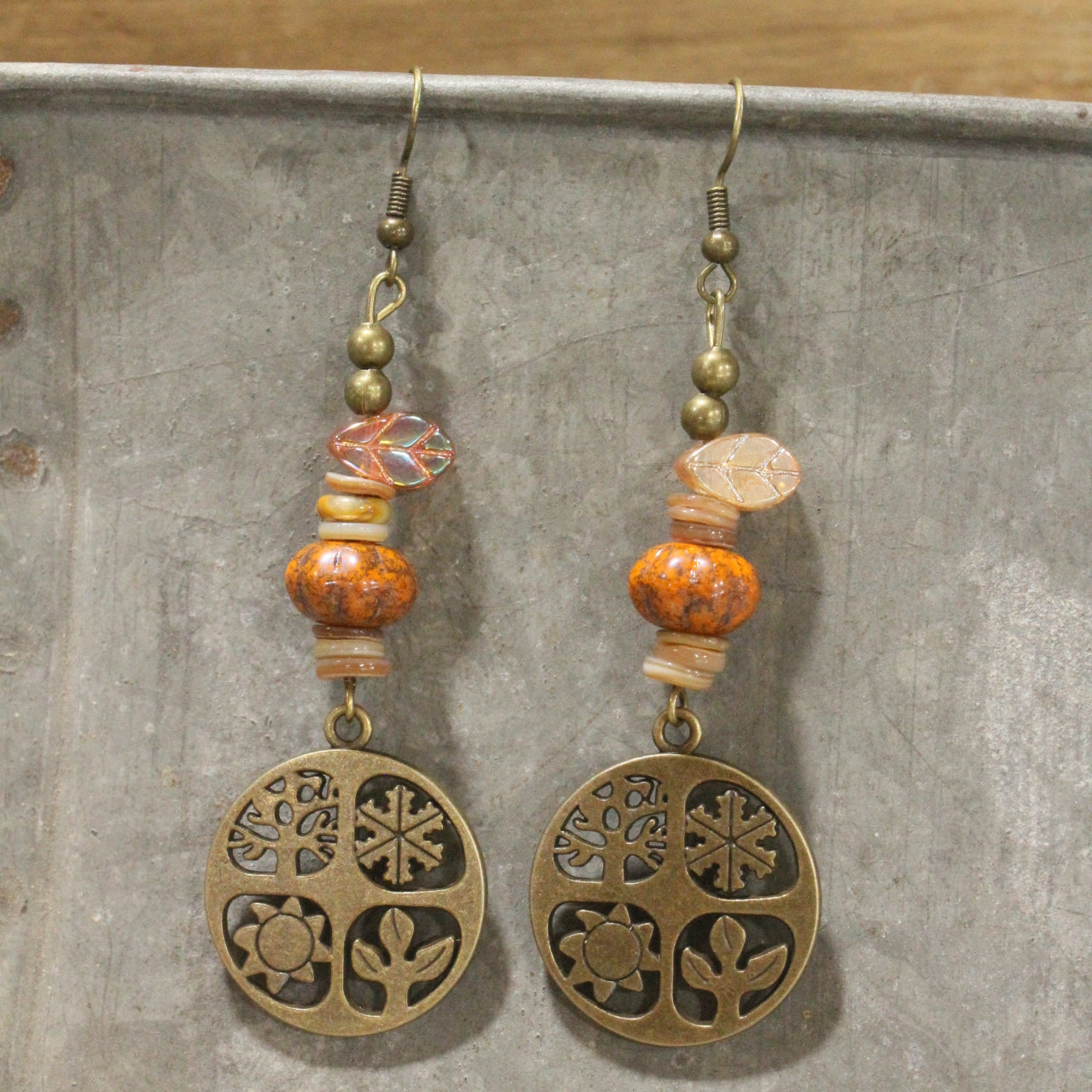 Four Seasons Dangle Drop Earrings
