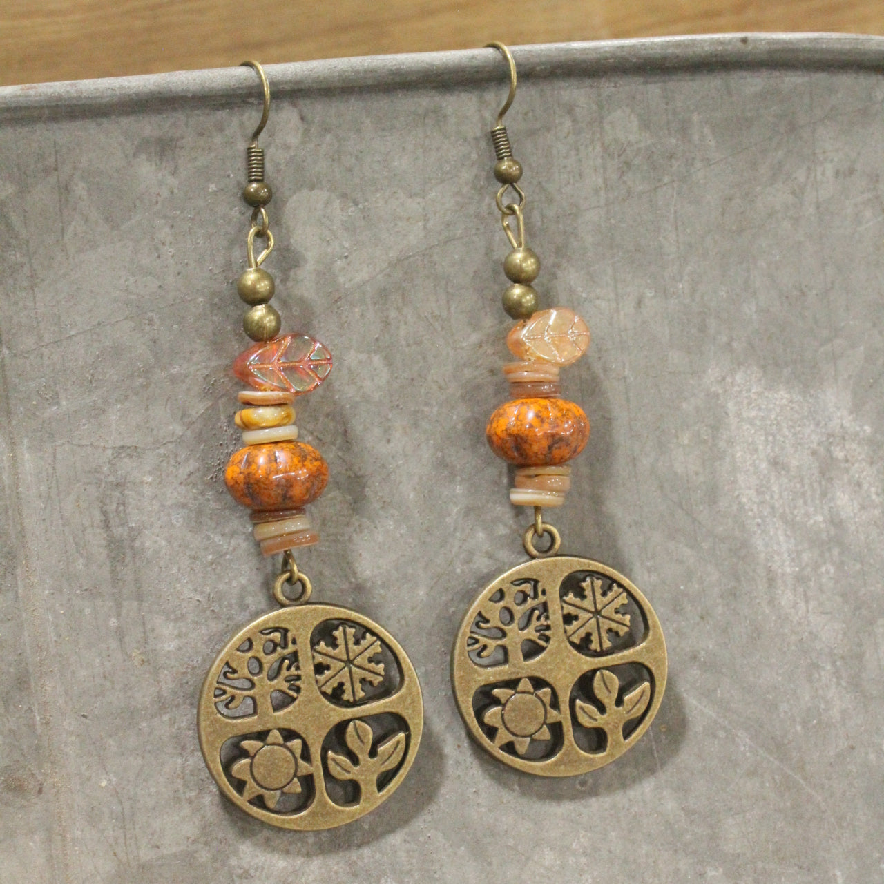 Four Seasons Dangle Drop Earrings