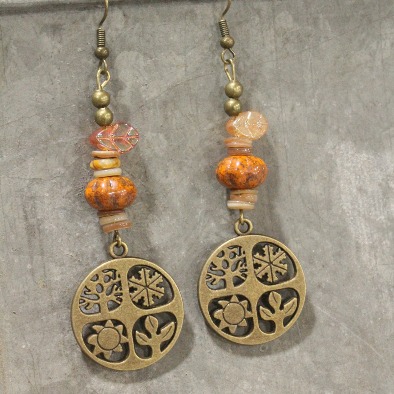 Four Seasons Dangle Drop Earrings