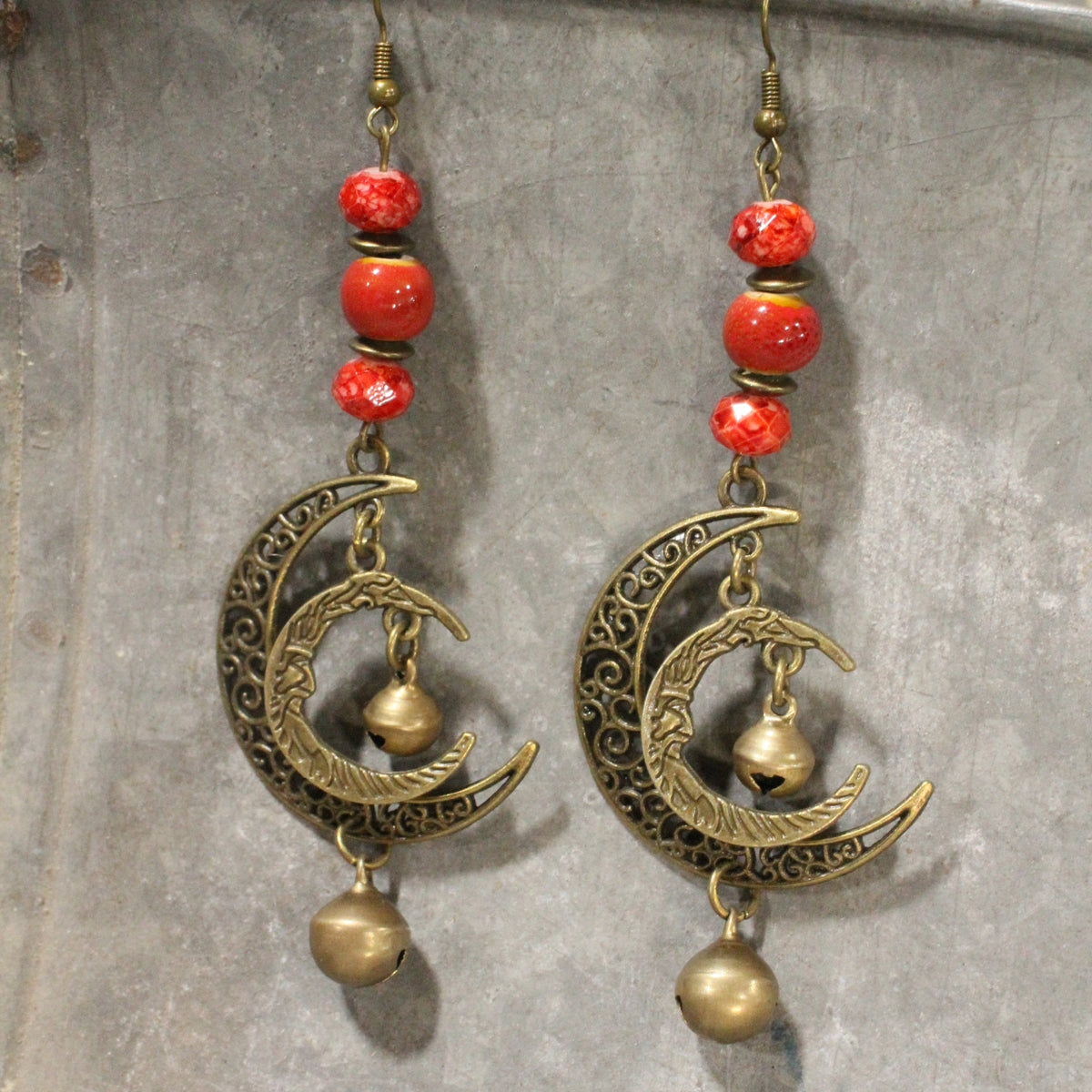 Over The Moon Dangle Earrings
