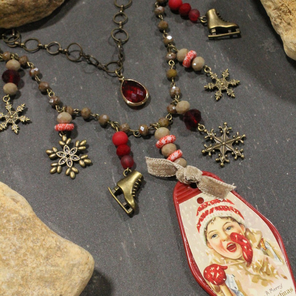 Snowball Fight Charm'd Necklace