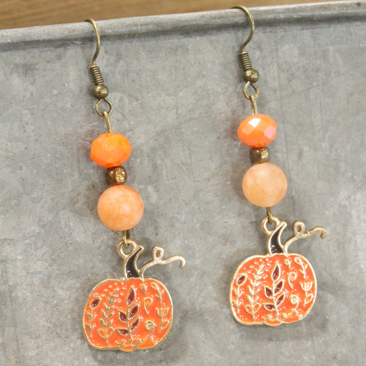 Pumpkin Patch Drop Earrings