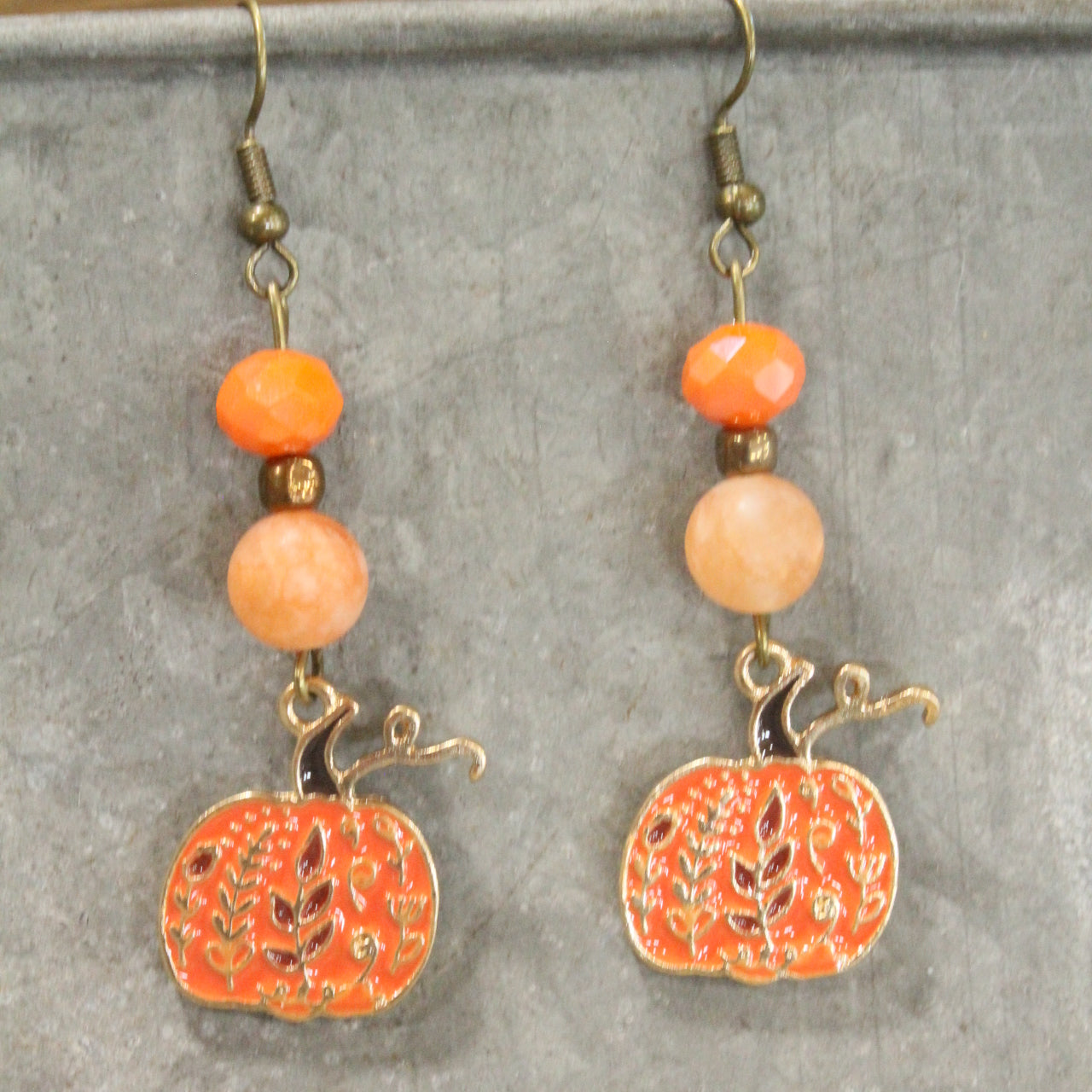 Pumpkin Patch Drop Earrings