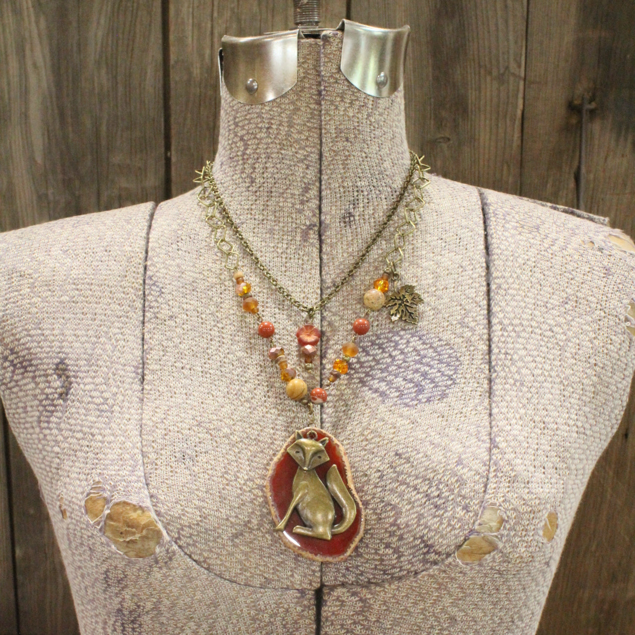 Foxy Fall Layered Necklace