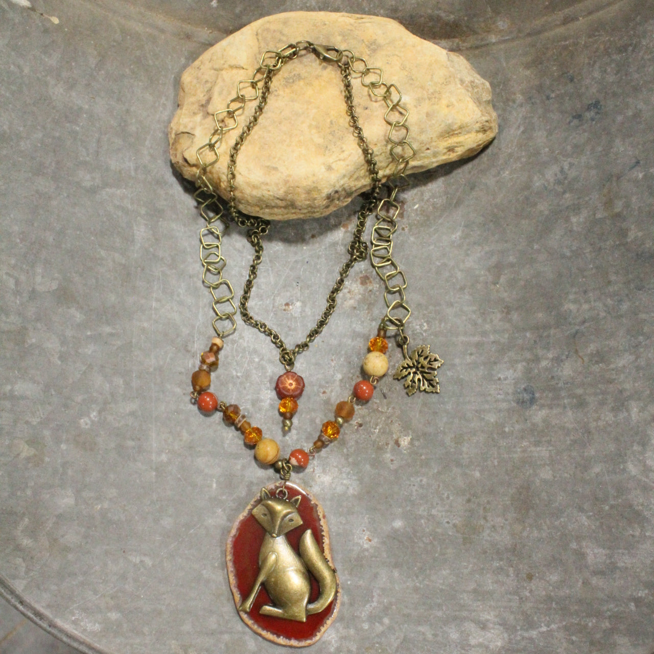 Foxy Fall Layered Necklace