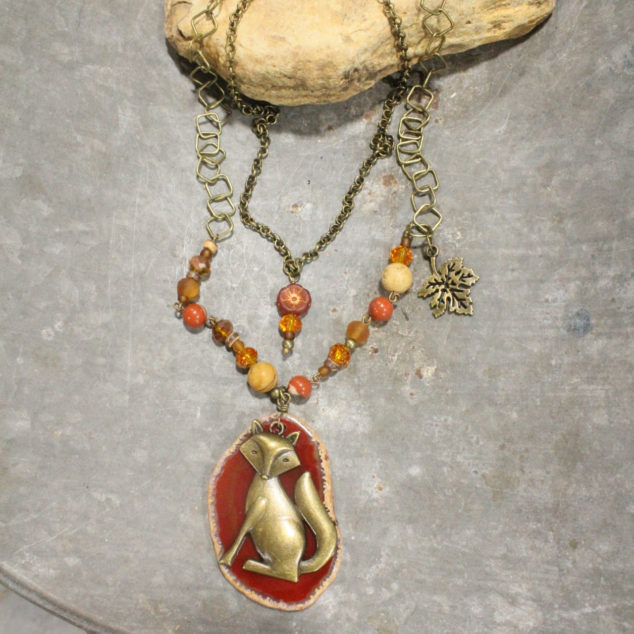 Foxy Fall Layered Necklace