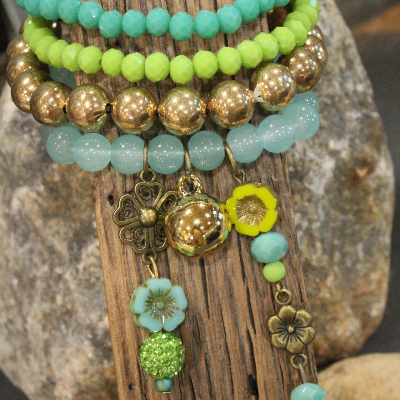 Graceful As A Hummingbird Bracelet Set