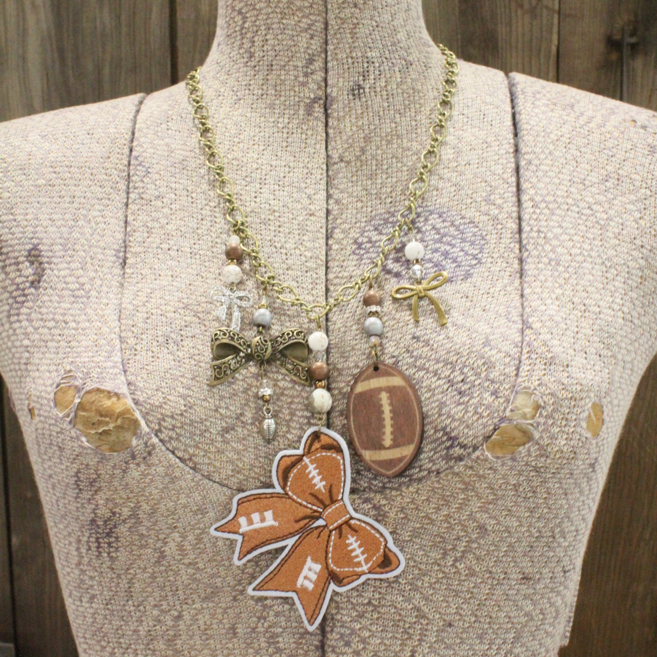 Touchdown Supporter Charm'd Necklace