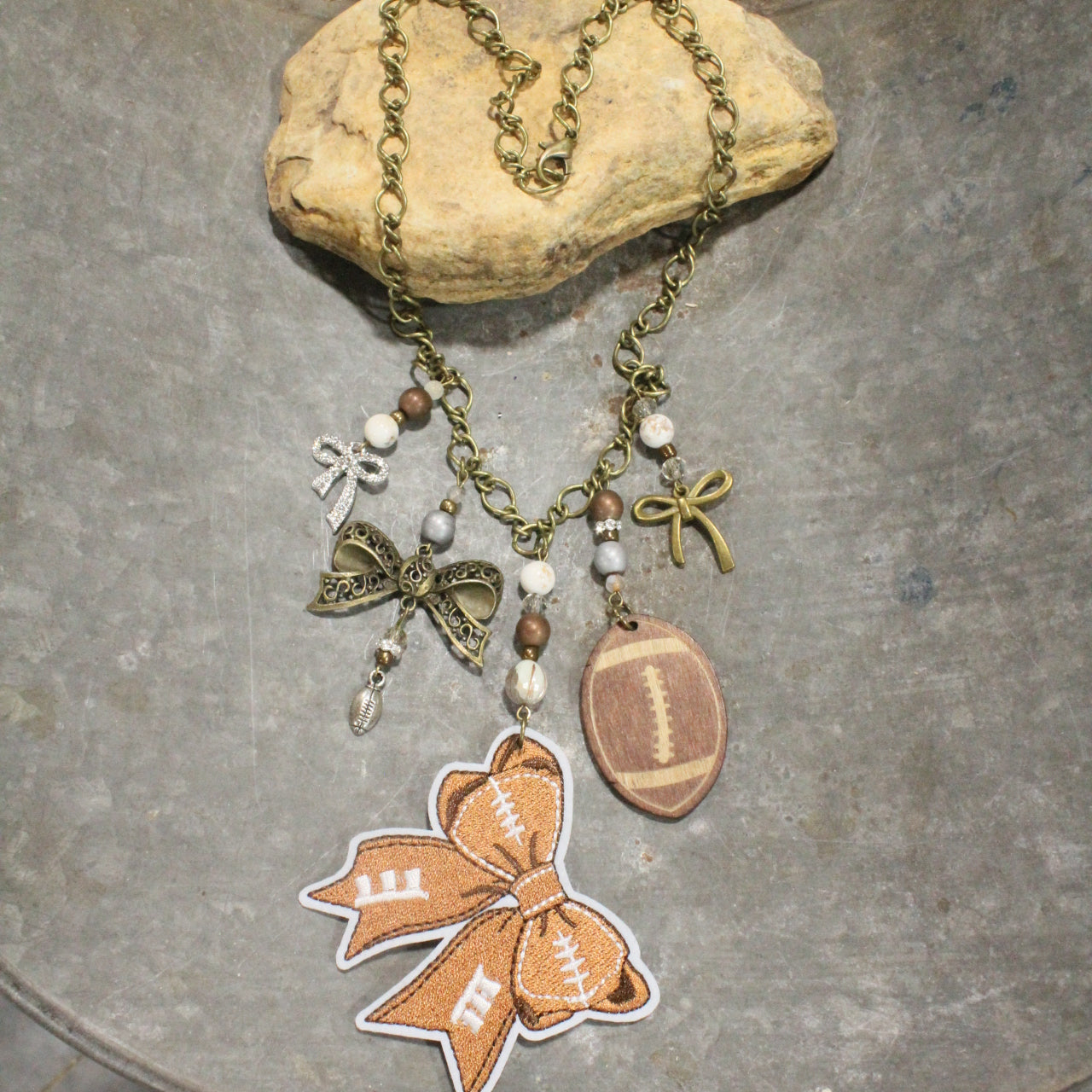 Touchdown Supporter Charm'd Necklace