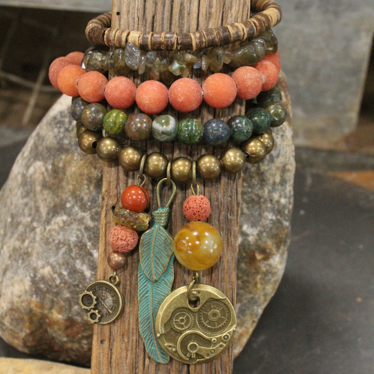 Duck Dynasty Vintage Charm'd Bracelet Set