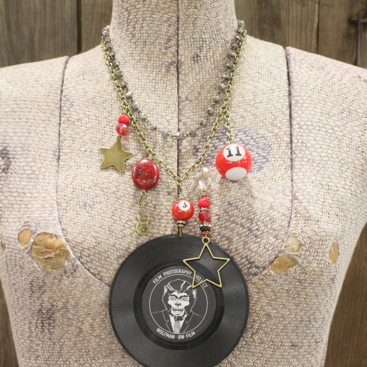 Crazy Wolfman Charm'd Necklace