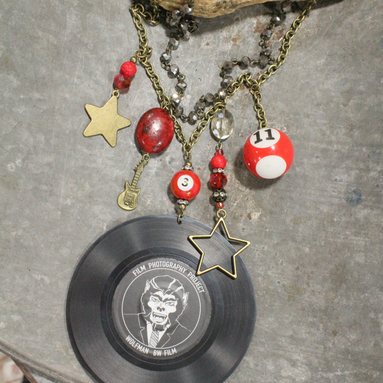 Crazy Wolfman Charm'd Necklace