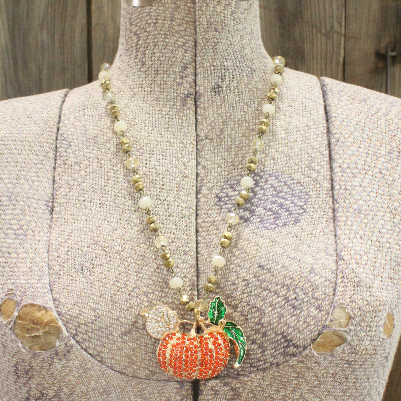 Bountiful Harvest Pumpkin Necklace