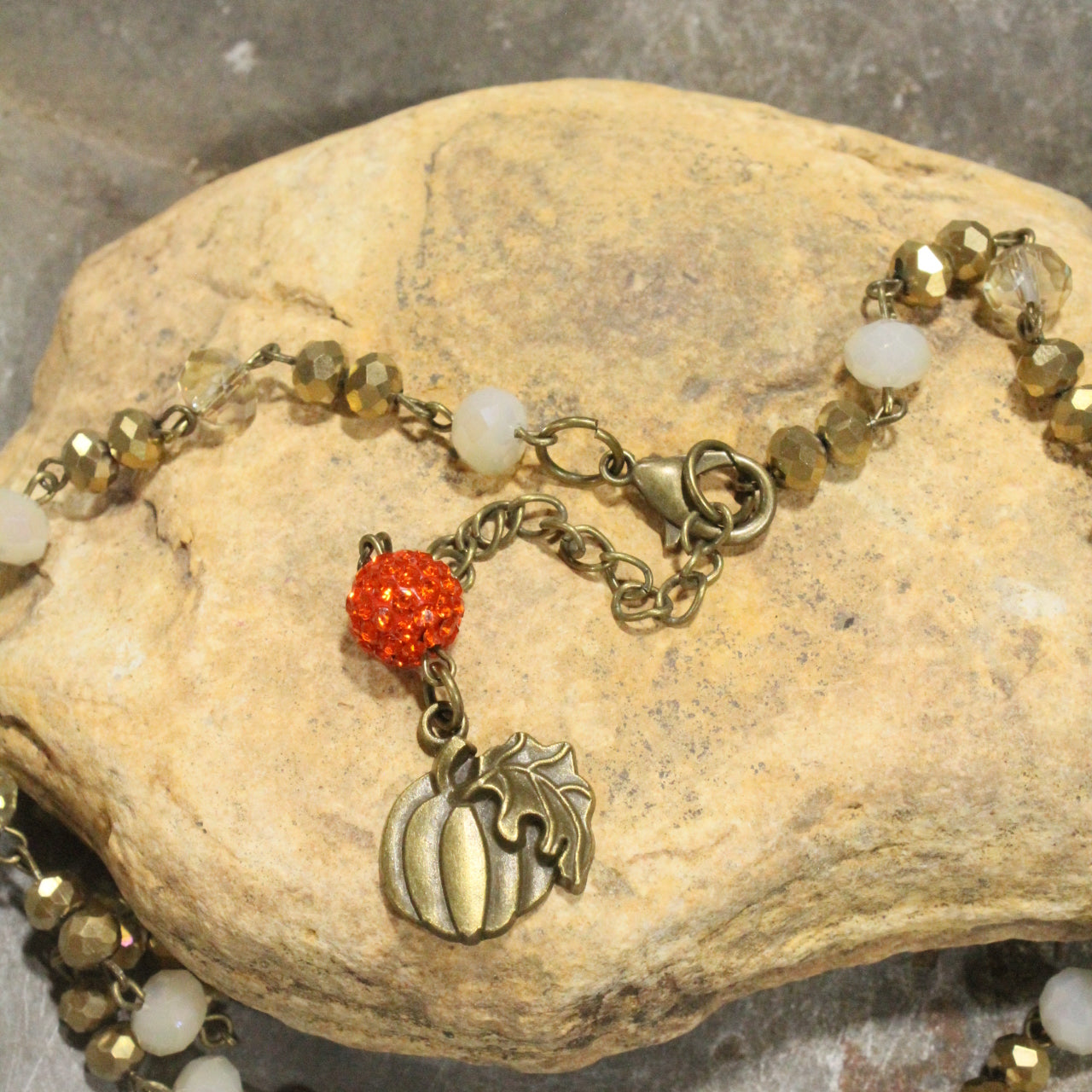 Bountiful Harvest Pumpkin Necklace
