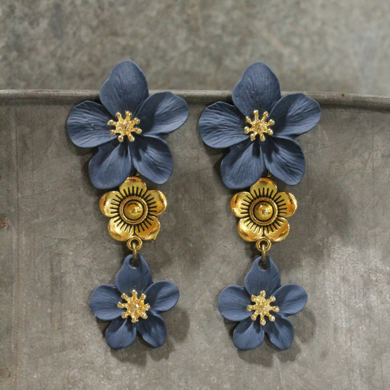 Power In The Flower Goldie Dangle Earrings
