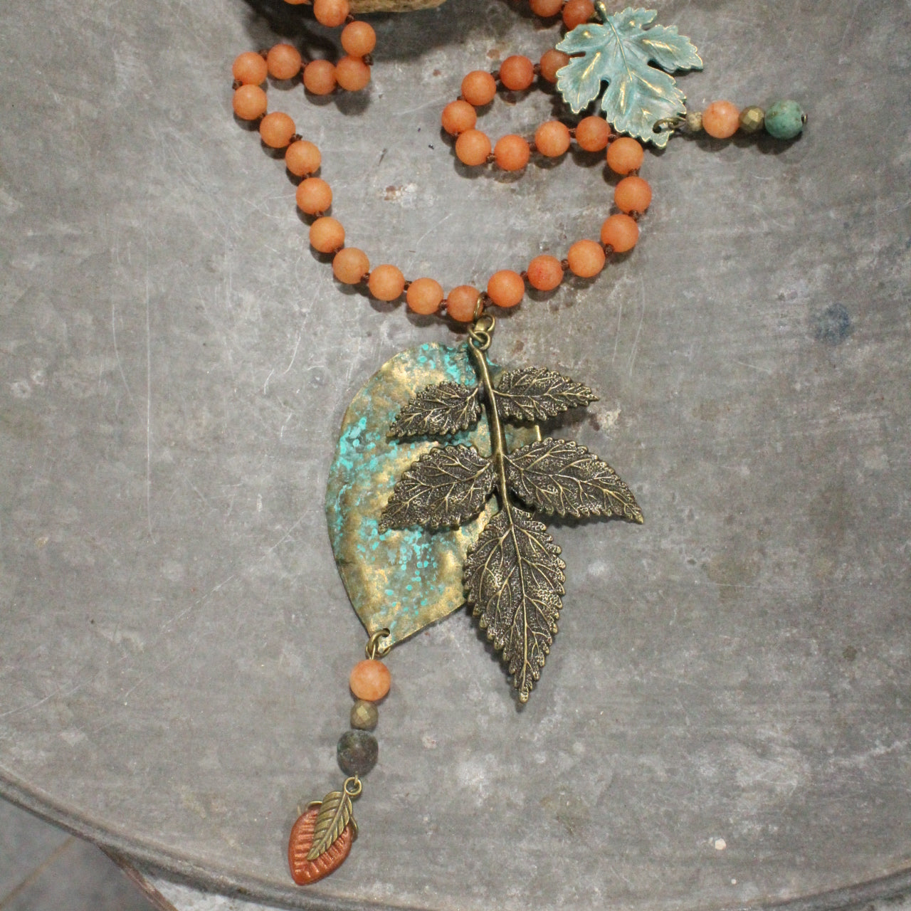 Falling Into Leaves Necklace