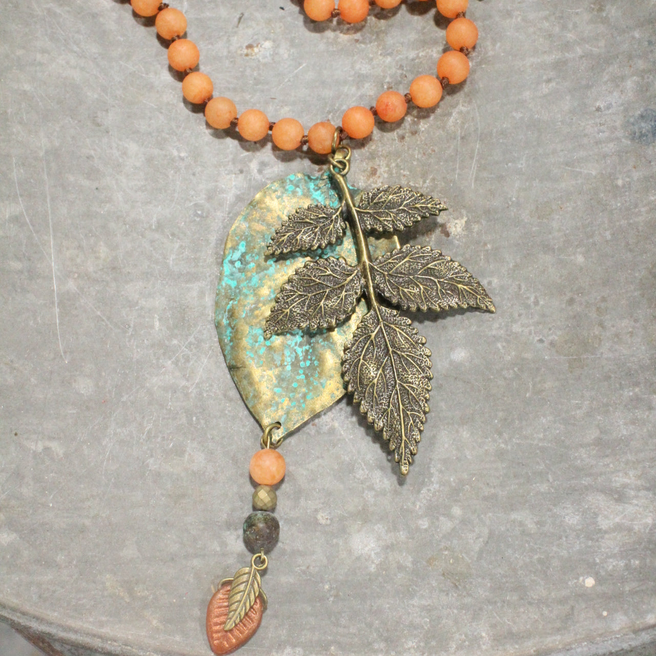 Falling Into Leaves Necklace