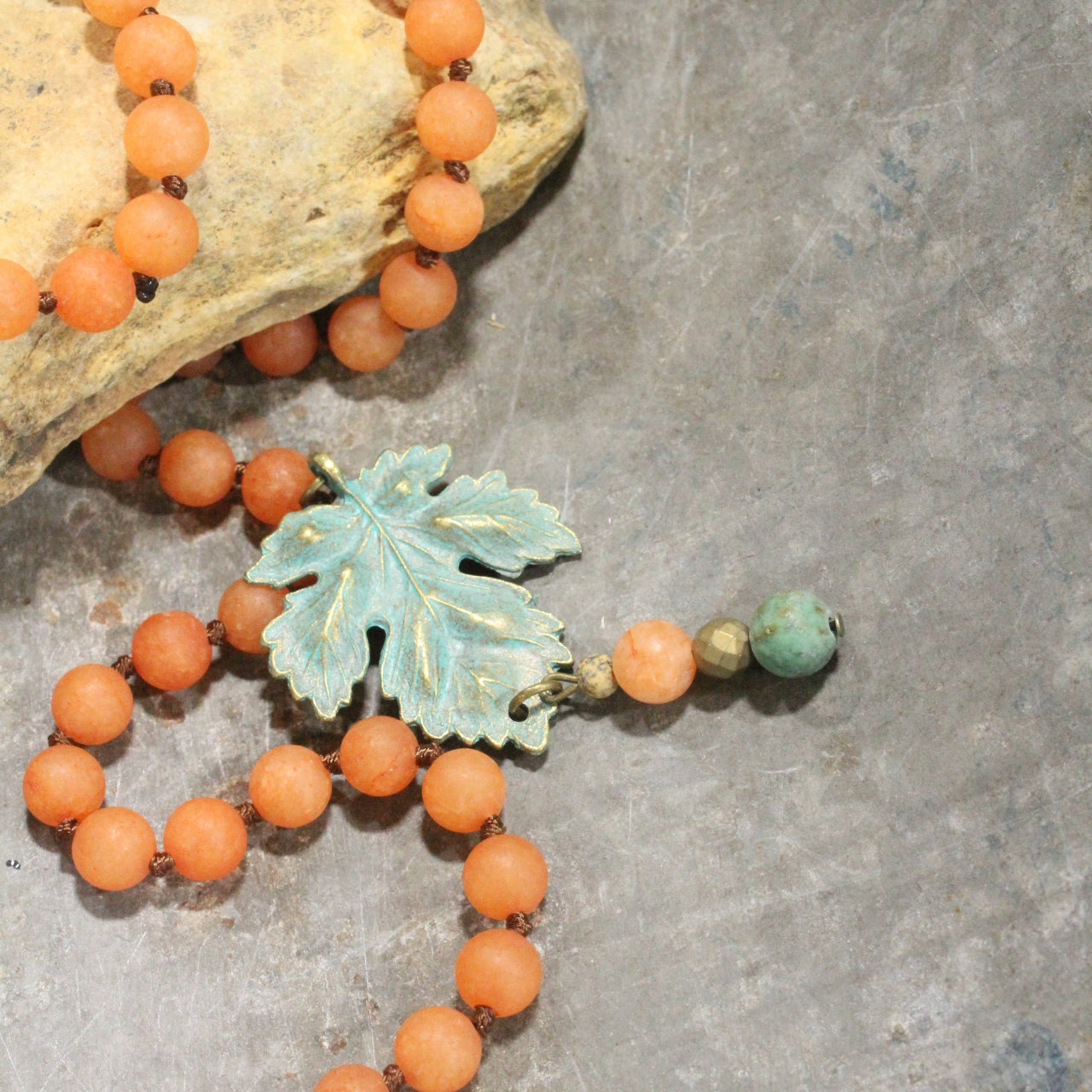 Falling Into Leaves Necklace