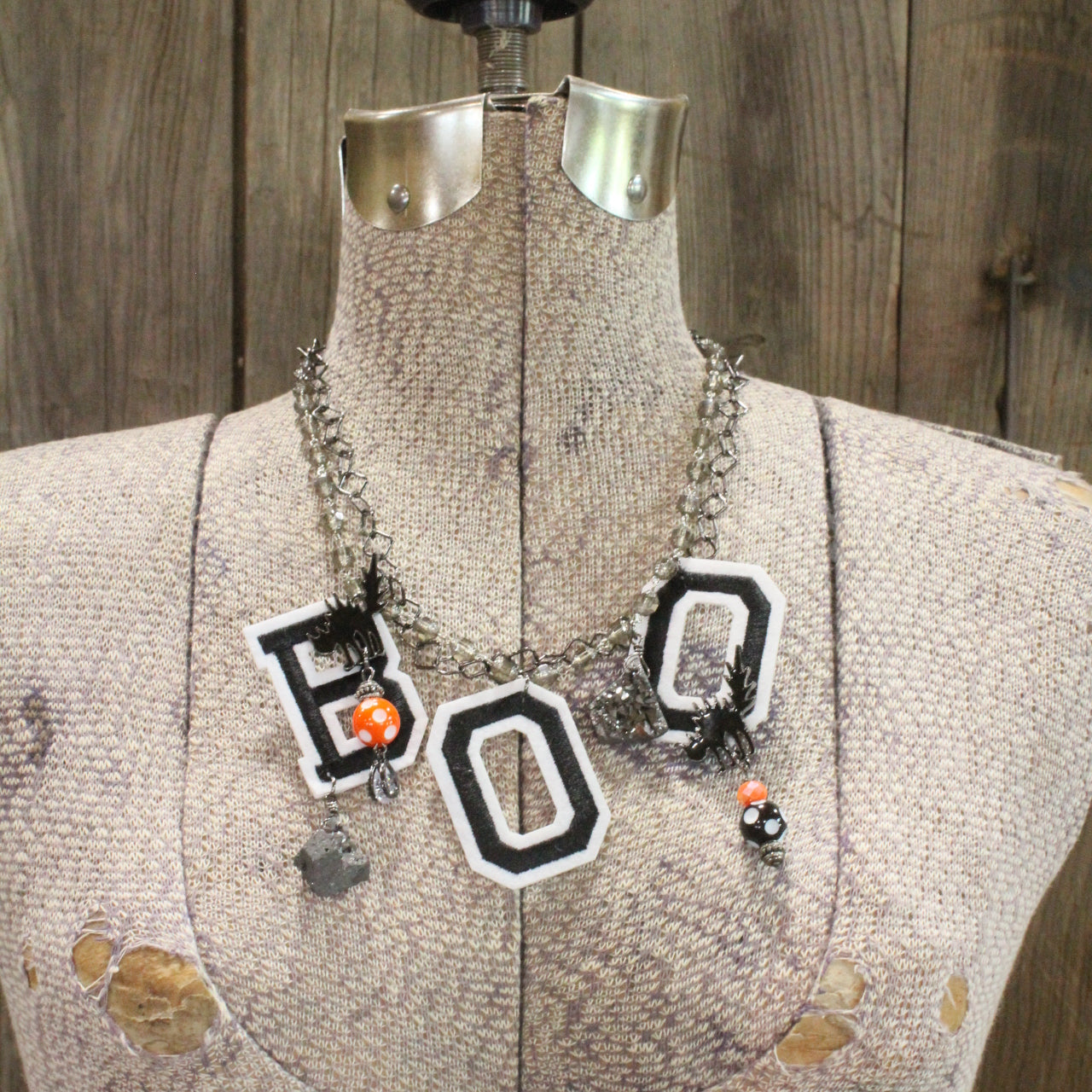 BOO To You Scaredy Cat Layered Necklace