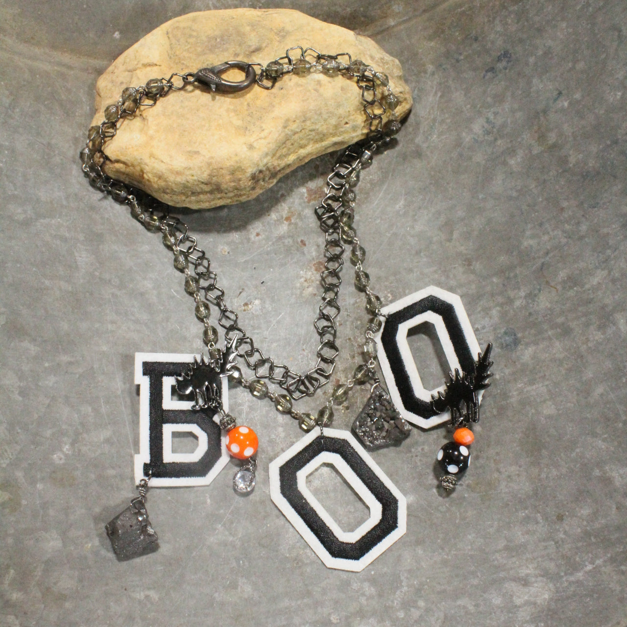 BOO To You Scaredy Cat Layered Necklace