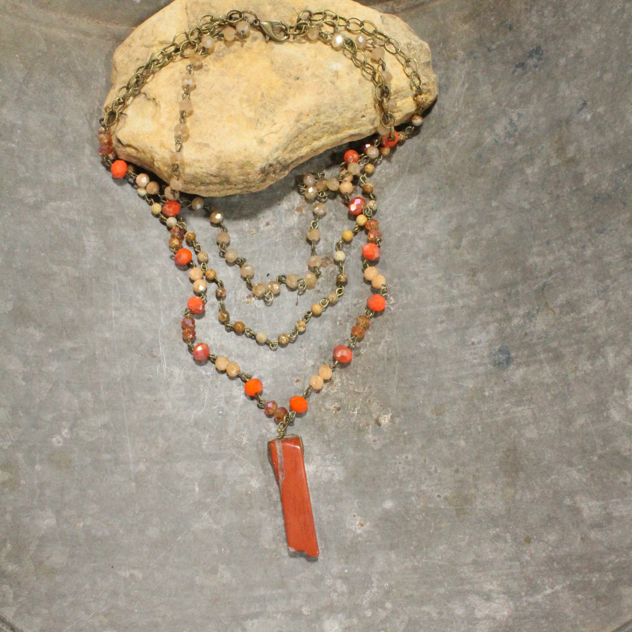 Rusty Relics Layered Necklace