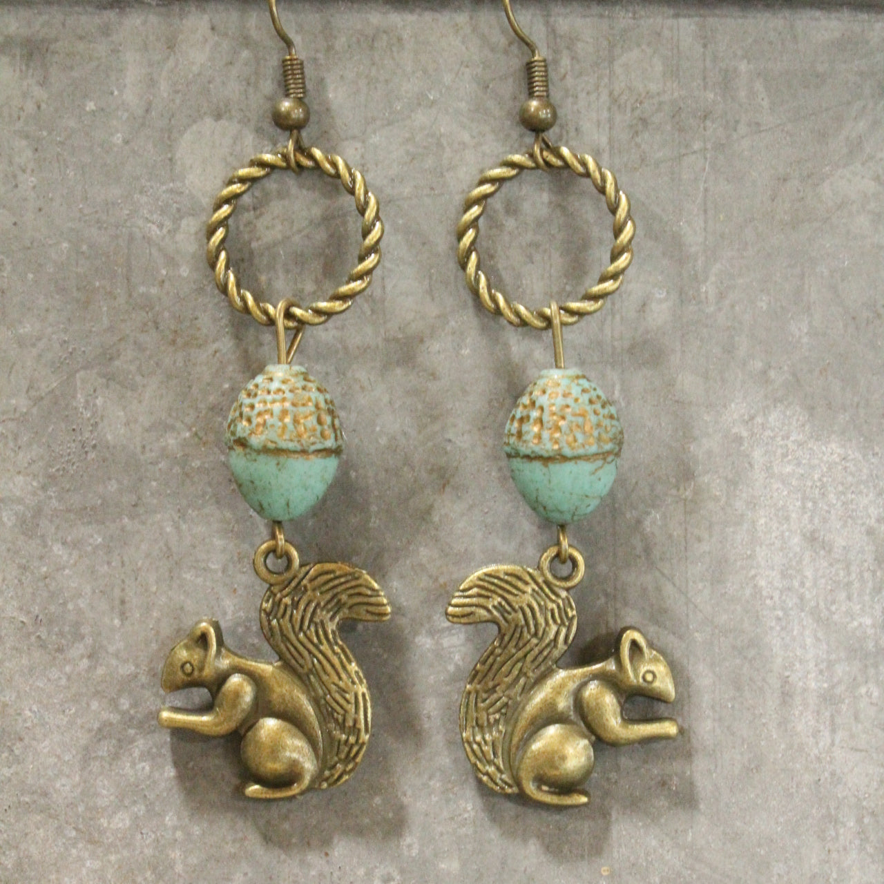 Ahhhh Nuts... Dangle Drop Earrings