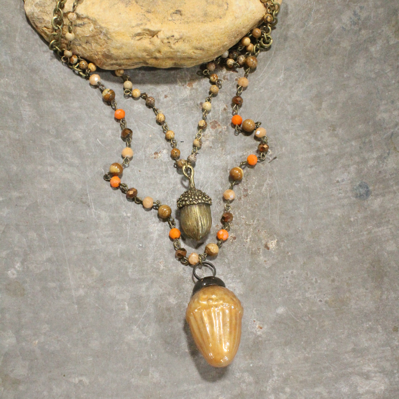 Finally Falling Temperatures Layered Necklace
