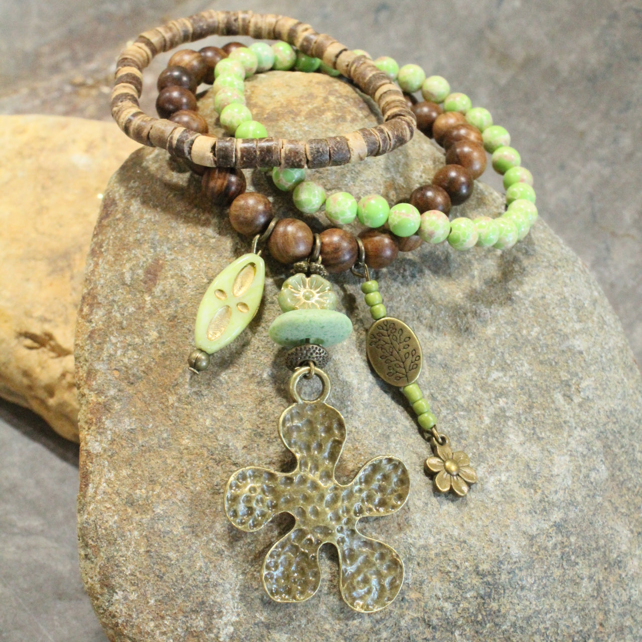 Blooming Czech Bracelet Set