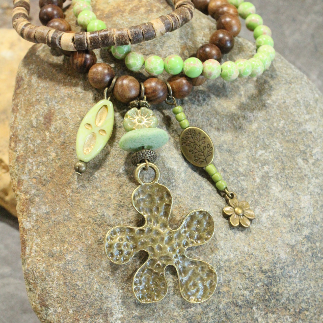 Blooming Czech Bracelet Set