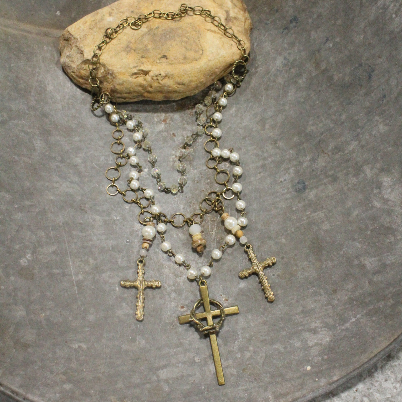 The Corner Stone Layered Necklace