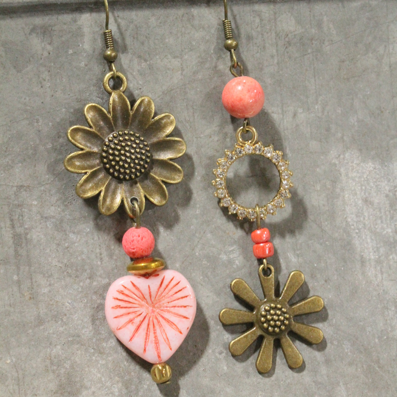 Flower Mom Dangle Earrings